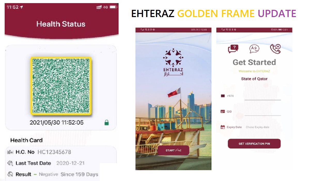 EHTERAZ app 'Golden Frame' will disappear after one year, says Qatar health official